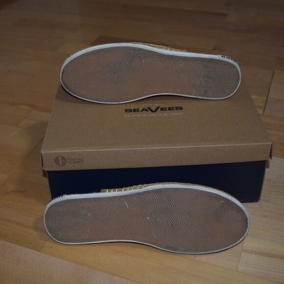 SEAVEES Women's Sz 9 Ocean Park Mule Sunflower Suede Slip On Shoes - Worn ONCE - Picture 4 of 13